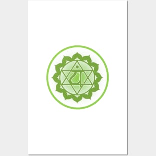 Love is key to all Heart Chakra- White Posters and Art